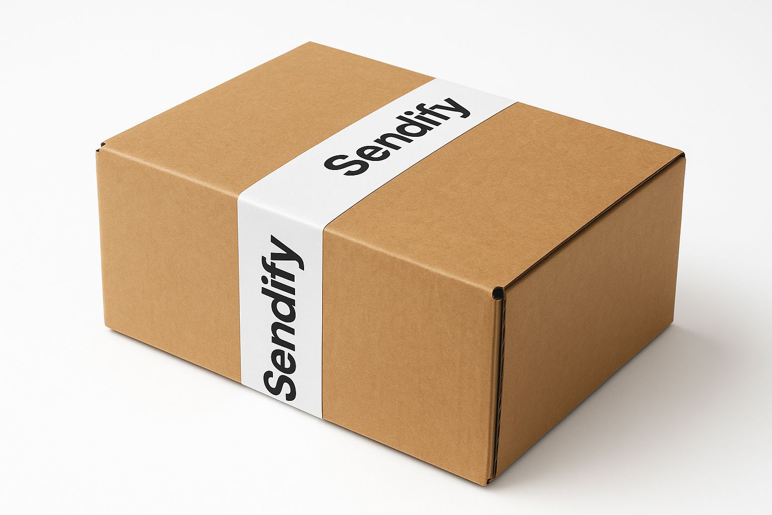Förpackade spelkonsoler redo för frakt med Sendify-etikett